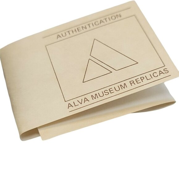 Alva Museum Replicas Gold Tone Leaf Menuki Maple Leaf Earrings Japanese Influenc - Picture 4 of 5